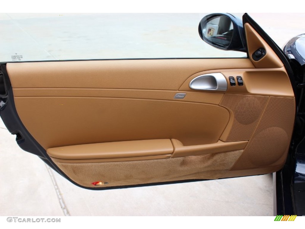 2010 Porsche Boxster Standard Boxster Model Sand Beige Door Panel Photo #85632712
