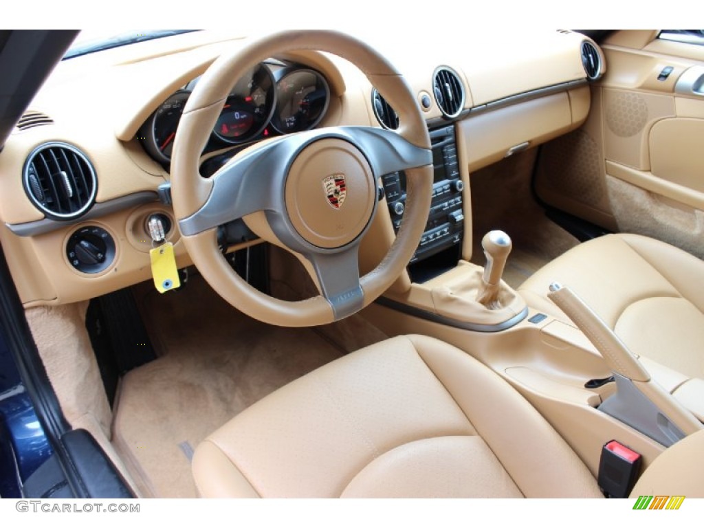 Sand Beige Interior 2010 Porsche Boxster Standard Boxster Model Photo #85632727