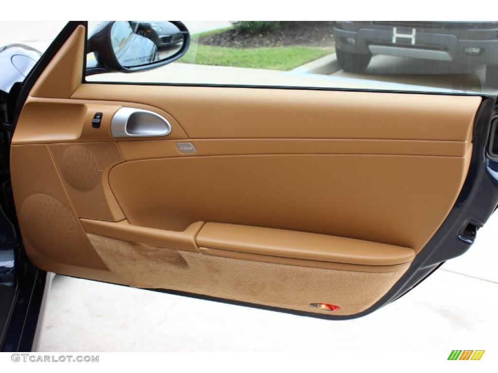 2010 Porsche Boxster Standard Boxster Model Sand Beige Door Panel Photo #85633012