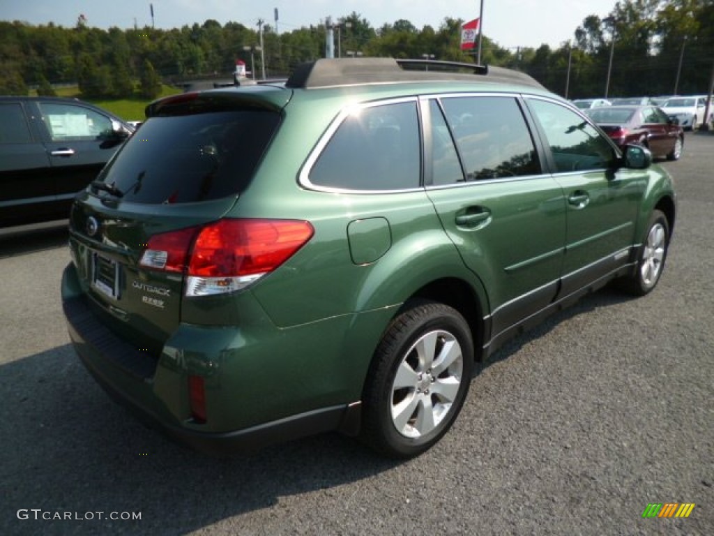 2011 Outback 2.5i Limited Wagon - Cypress Green Pearl / Warm Ivory photo #5