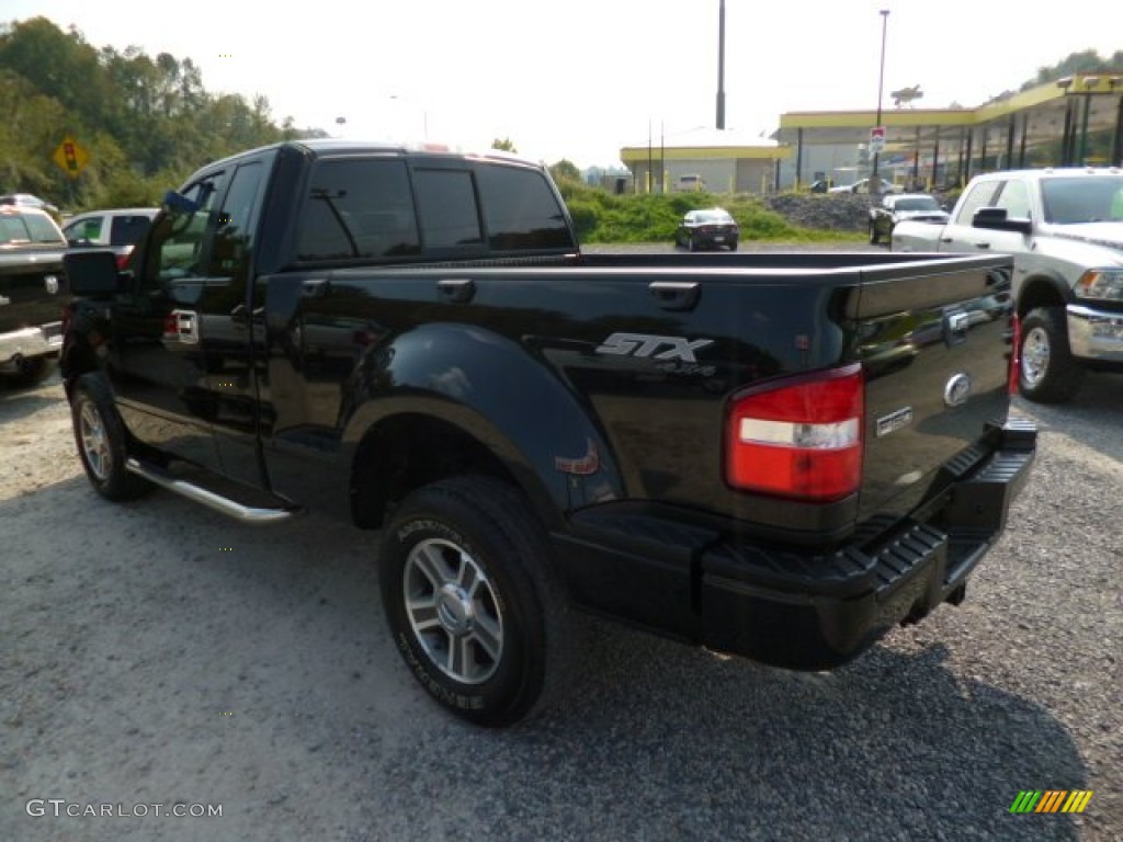 Black 2008 Ford F150 STX Regular Cab 4x4 Exterior Photo #85633370