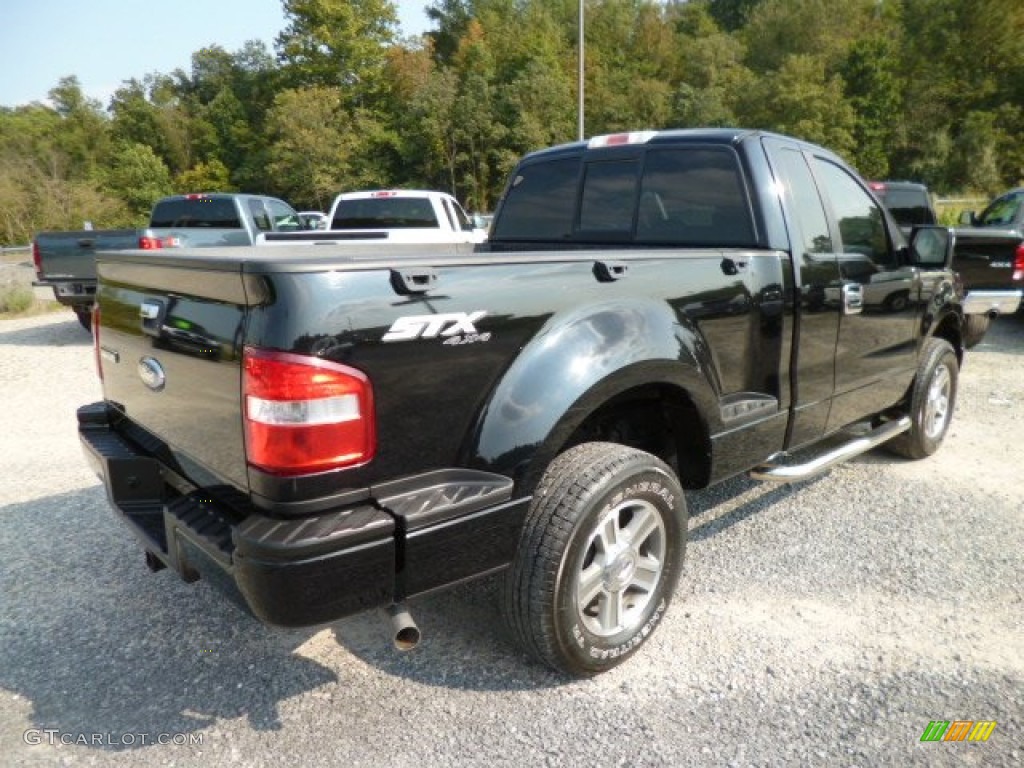 Black 2008 Ford F150 STX Regular Cab 4x4 Exterior Photo #85633428