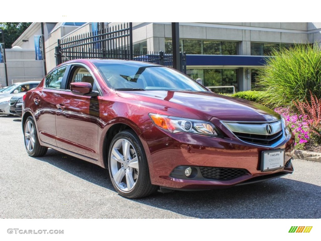 2013 ILX 2.0L Technology - Crimson Garnet / Parchment photo #1