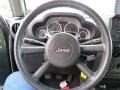 2010 Jeep Wrangler Dark Khaki/Medium Khaki Interior Steering Wheel Photo