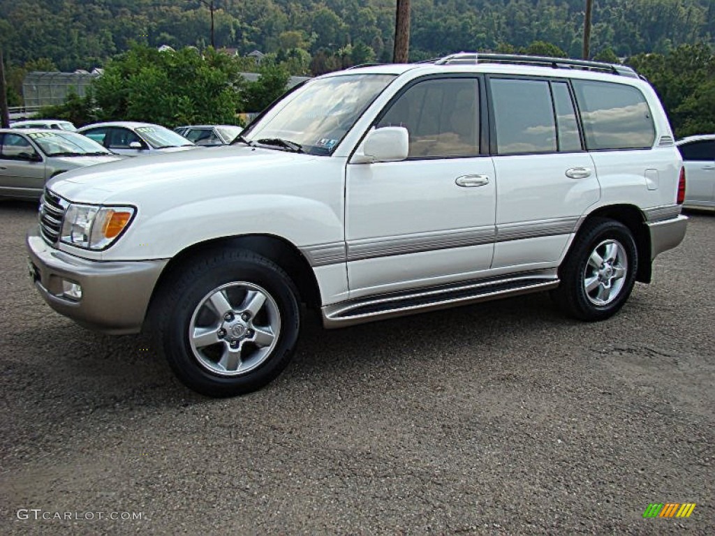 2003 Land Cruiser  - Natural White / Stone photo #1