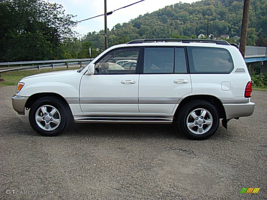 2003 Land Cruiser  - Natural White / Stone photo #2