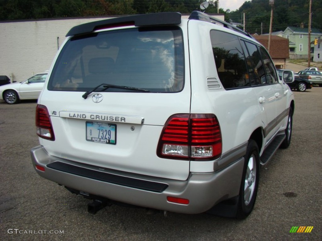 2003 Land Cruiser  - Natural White / Stone photo #6