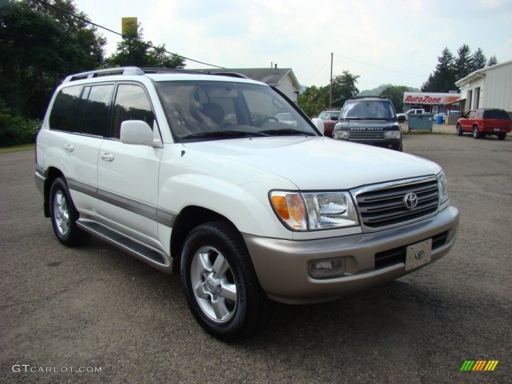 2003 Land Cruiser  - Natural White / Stone photo #10