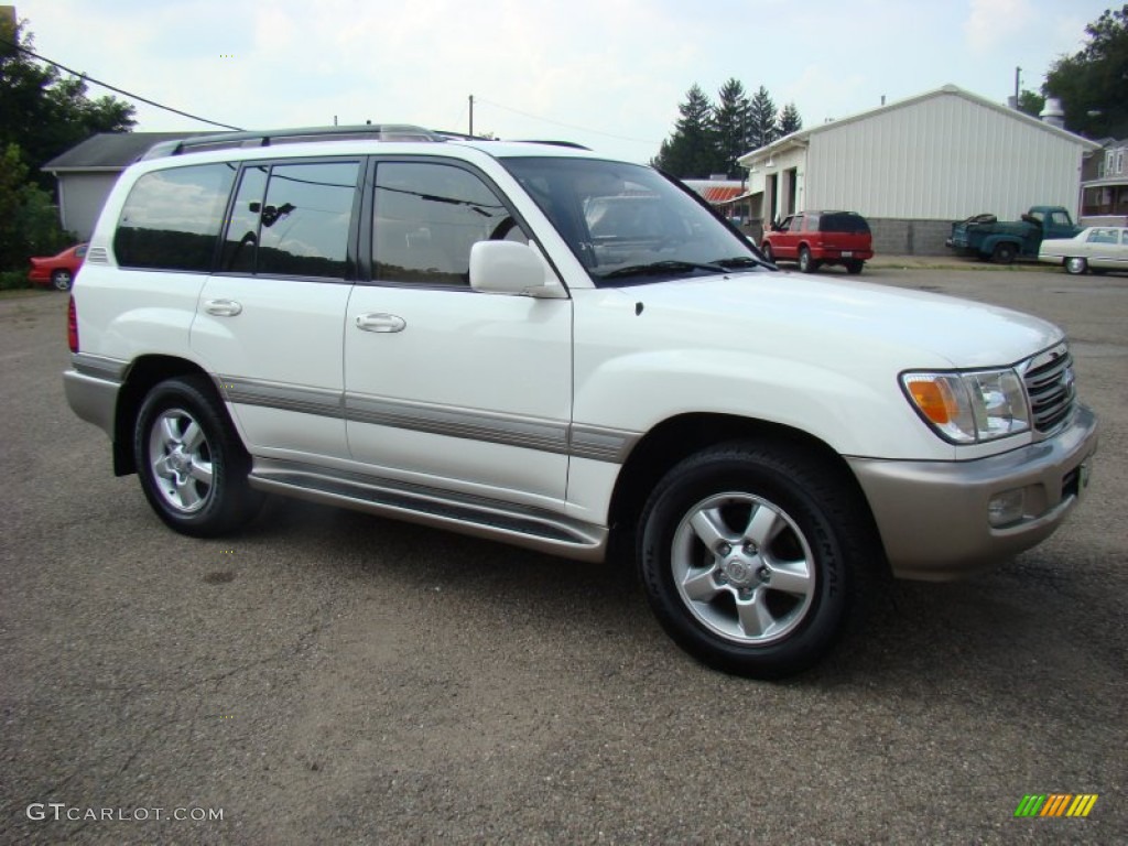 2003 Land Cruiser  - Natural White / Stone photo #11