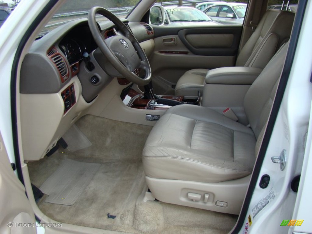 Stone Interior 2003 Toyota Land Cruiser Standard Land Cruiser Model Photo #85635607