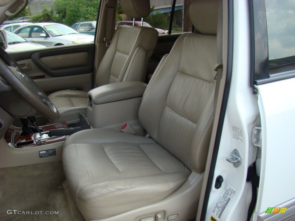 2003 Land Cruiser  - Natural White / Stone photo #19