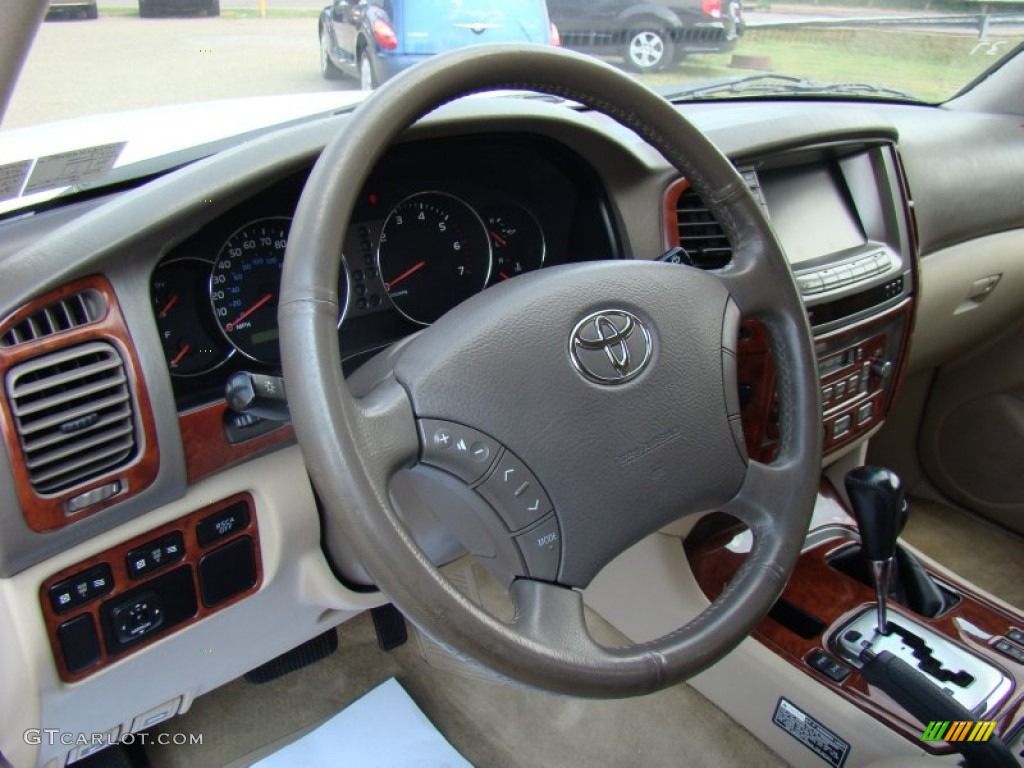 2003 Land Cruiser  - Natural White / Stone photo #21
