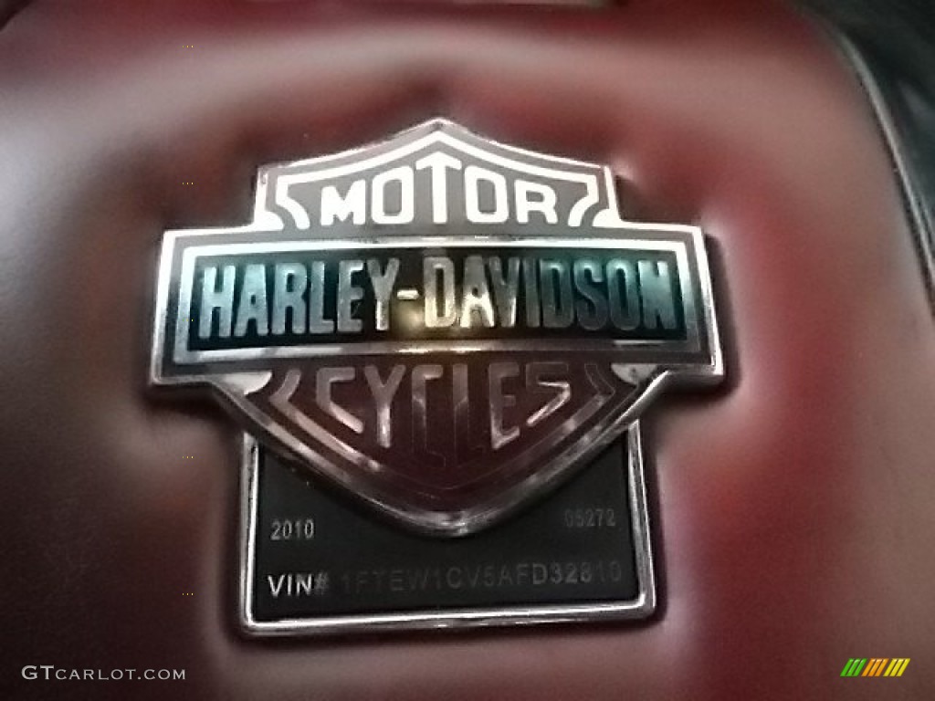 2010 F150 Harley-Davidson SuperCrew - Tuxedo Black / Harley Davidson Lava Red/Black photo #54
