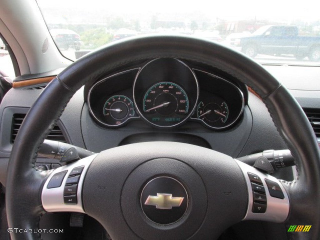 2008 Malibu LT Sedan - Black Granite Metallic / Ebony photo #15