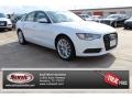 2014 Glacier White Metallic Audi A6 2.0T quattro Sedan  photo #1