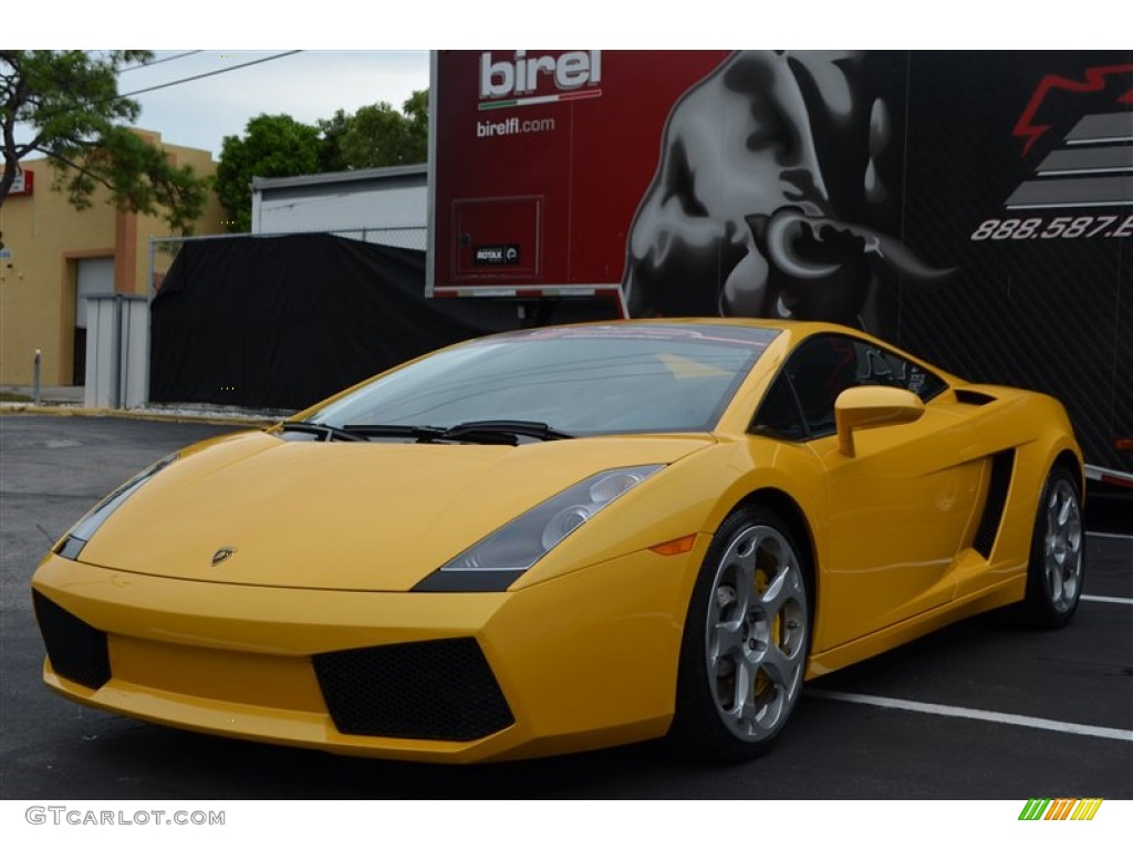 2004 Gallardo Coupe - Giallo Midas / Blu Scylla photo #1