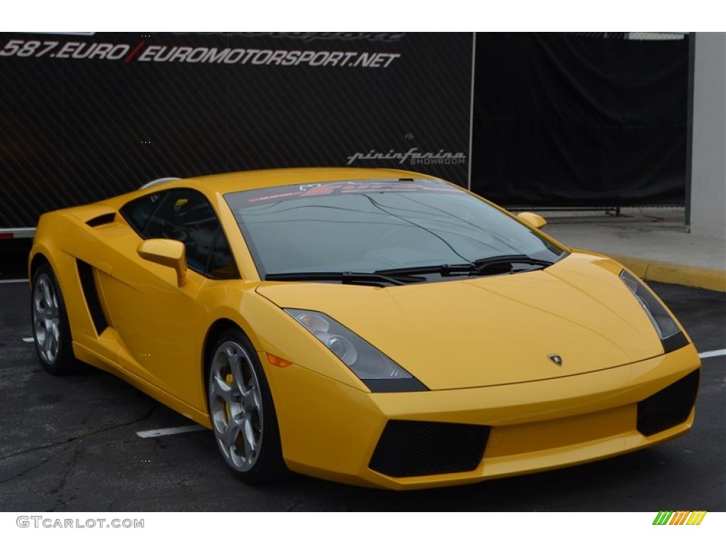 2004 Gallardo Coupe - Giallo Midas / Blu Scylla photo #3