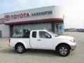2008 Avalanche White Nissan Frontier SE King Cab 4x4  photo #2
