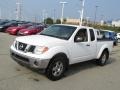 2008 Avalanche White Nissan Frontier SE King Cab 4x4  photo #4