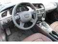 Chestnut Brown/Black Dashboard Photo for 2014 Audi A4 #85637017