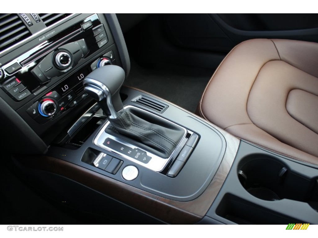 2014 A4 2.0T quattro Sedan - Dakota Grey Metallic / Chestnut Brown/Black photo #16