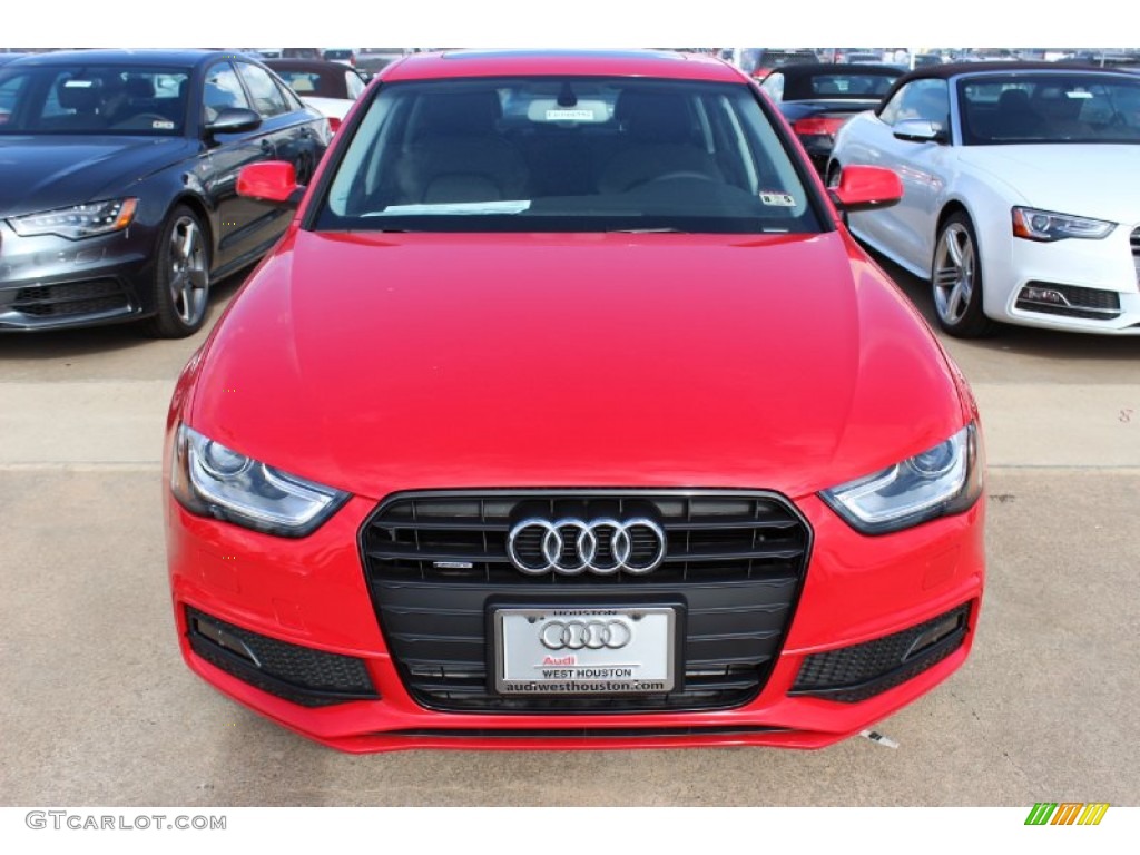 2014 A4 2.0T quattro Sedan - Brilliant Red / Black photo #2