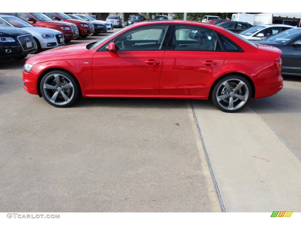 Brilliant Red 2014 Audi A4 2.0T quattro Sedan Exterior Photo #85638055