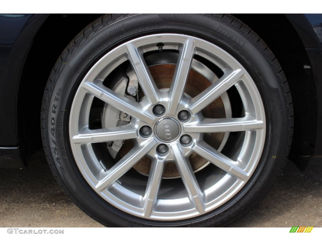 2014 A4 2.0T Sedan - Moonlight Blue Metallic / Titanium Grey photo #9