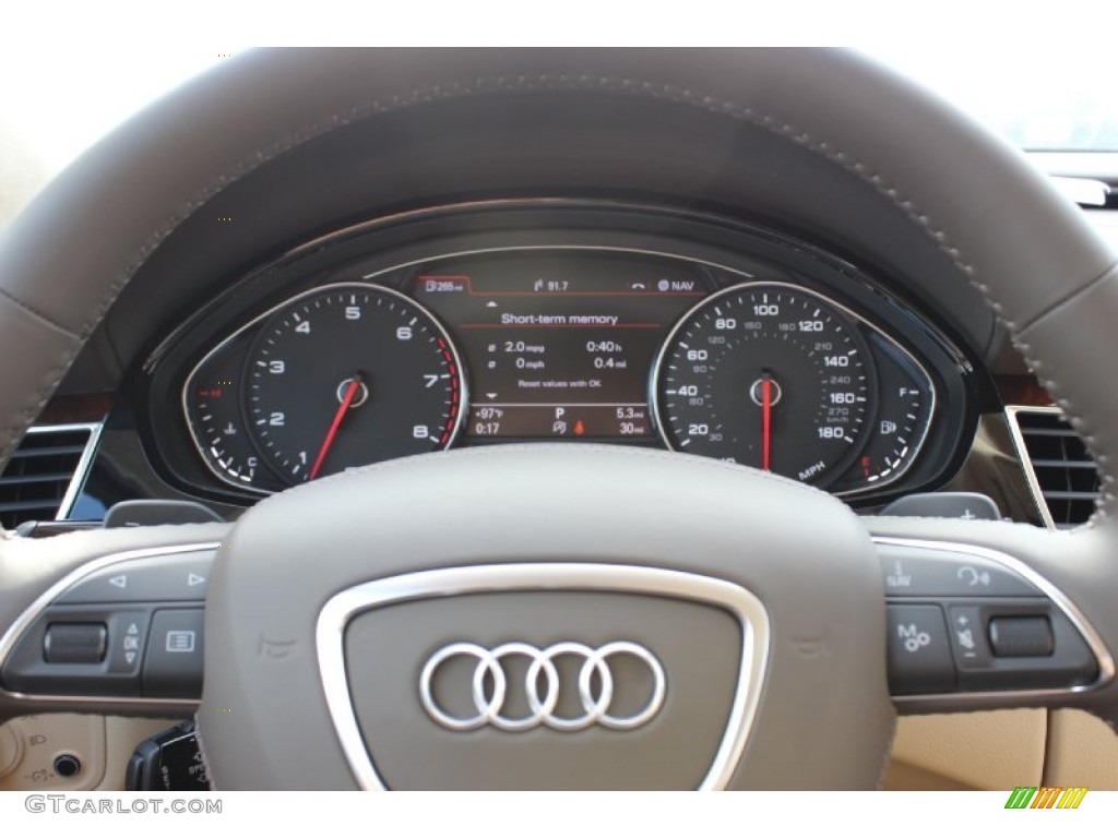 2014 Audi A8 L 3.0T quattro Gauges Photo #85639723