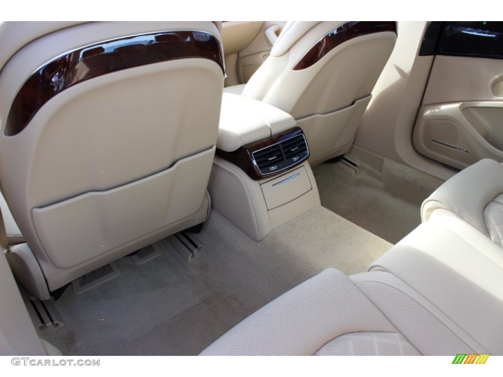 Velvet Beige Interior 2014 Audi A8 L 3.0T quattro Photo #85639768