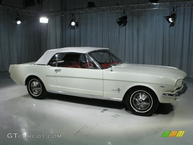 1964 Mustang Convertible - White / Red photo #3