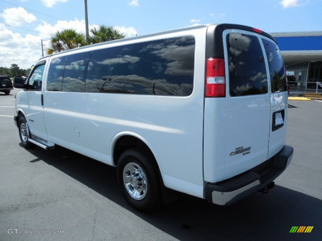 2013 Express LT 3500 Passenger Van - Summit White / Medium Pewter photo #3