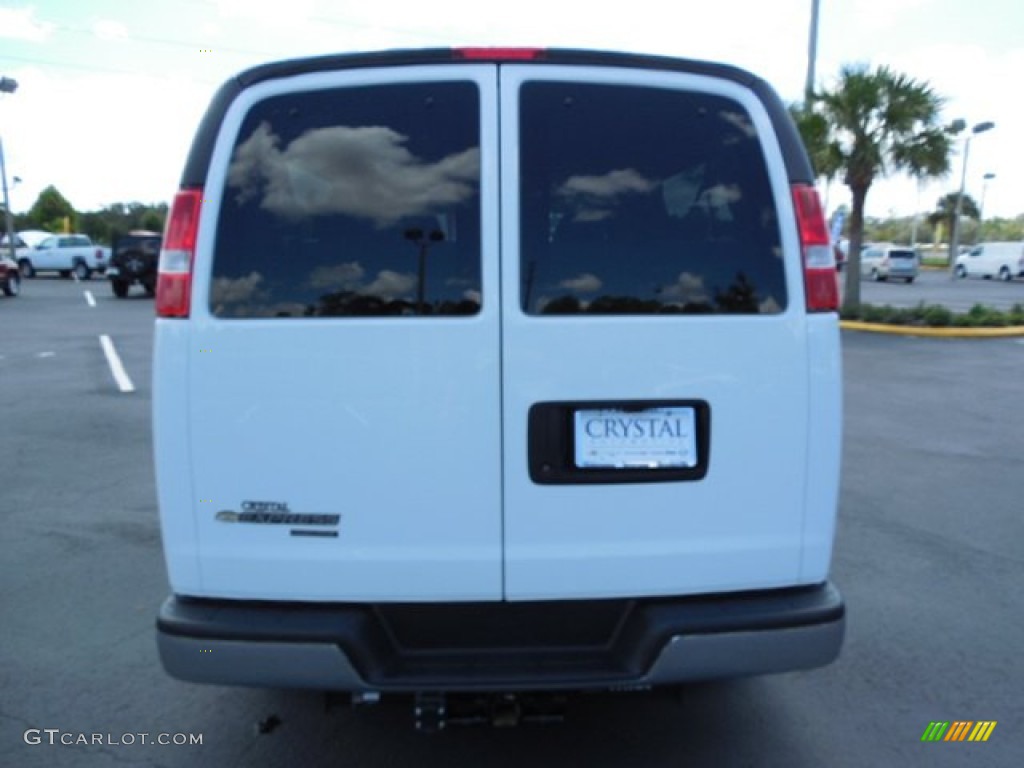2013 Express LT 3500 Passenger Van - Summit White / Medium Pewter photo #7
