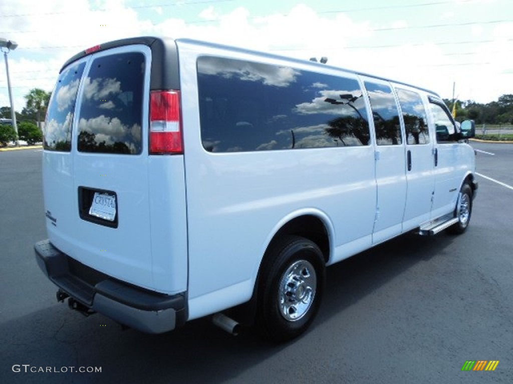 2013 Express LT 3500 Passenger Van - Summit White / Medium Pewter photo #8