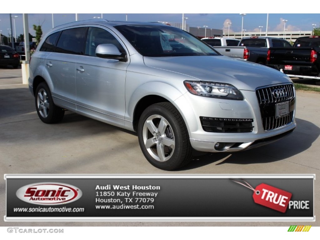 2014 Q7 3.0 TDI quattro - Ice Silver Metallic / Black photo #1