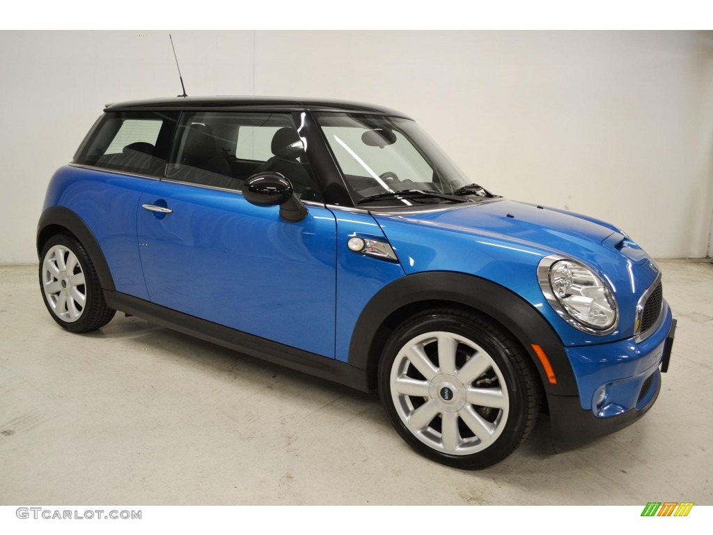 2010 Cooper S Hardtop - Laser Blue Metallic / Grey/Carbon Black photo #2