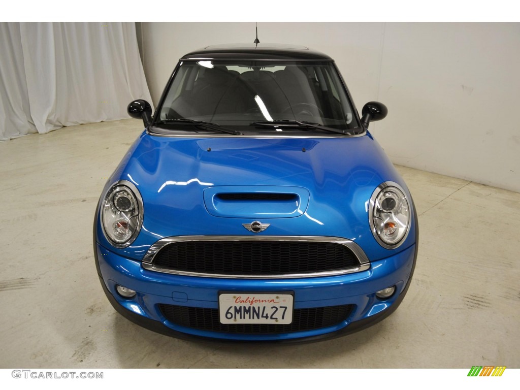 2010 Cooper S Hardtop - Laser Blue Metallic / Grey/Carbon Black photo #4