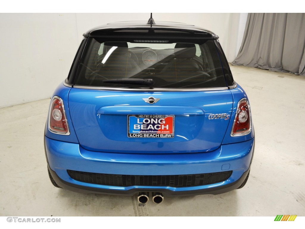 2010 Cooper S Hardtop - Laser Blue Metallic / Grey/Carbon Black photo #6