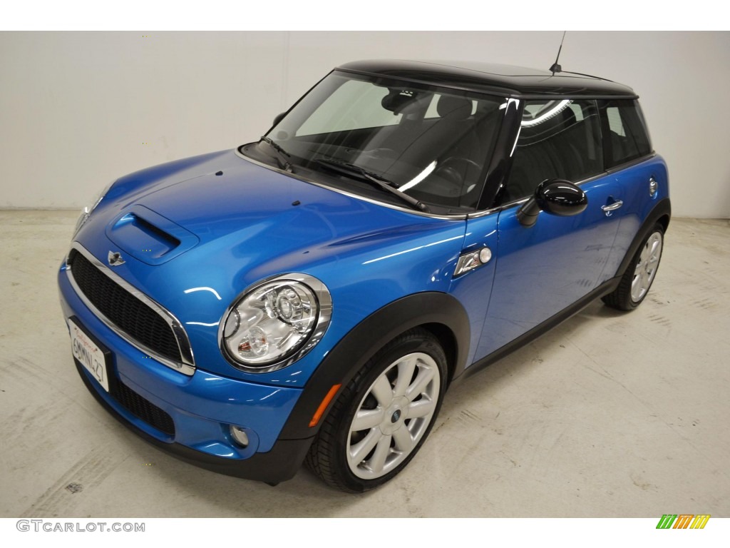 2010 Cooper S Hardtop - Laser Blue Metallic / Grey/Carbon Black photo #7
