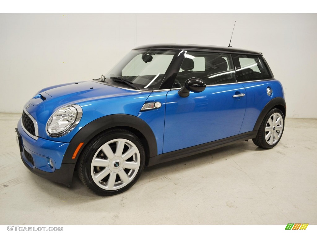 2010 Cooper S Hardtop - Laser Blue Metallic / Grey/Carbon Black photo #8