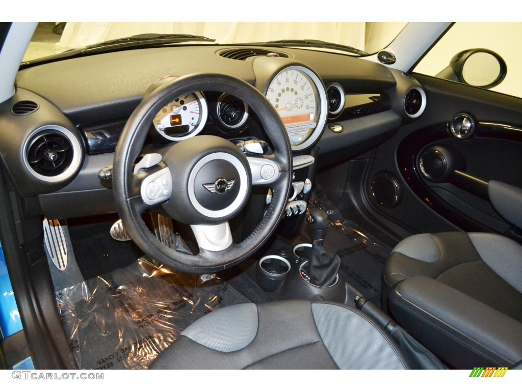 2010 Cooper S Hardtop - Laser Blue Metallic / Grey/Carbon Black photo #11