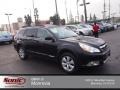 2011 Crystal Black Silica Subaru Outback 2.5i Limited Wagon  photo #1