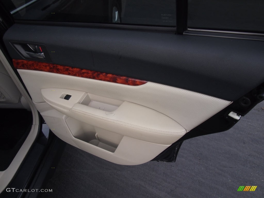 2011 Outback 2.5i Limited Wagon - Crystal Black Silica / Warm Ivory photo #6