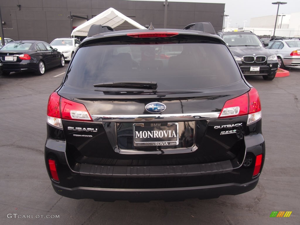 2011 Outback 2.5i Limited Wagon - Crystal Black Silica / Warm Ivory photo #8