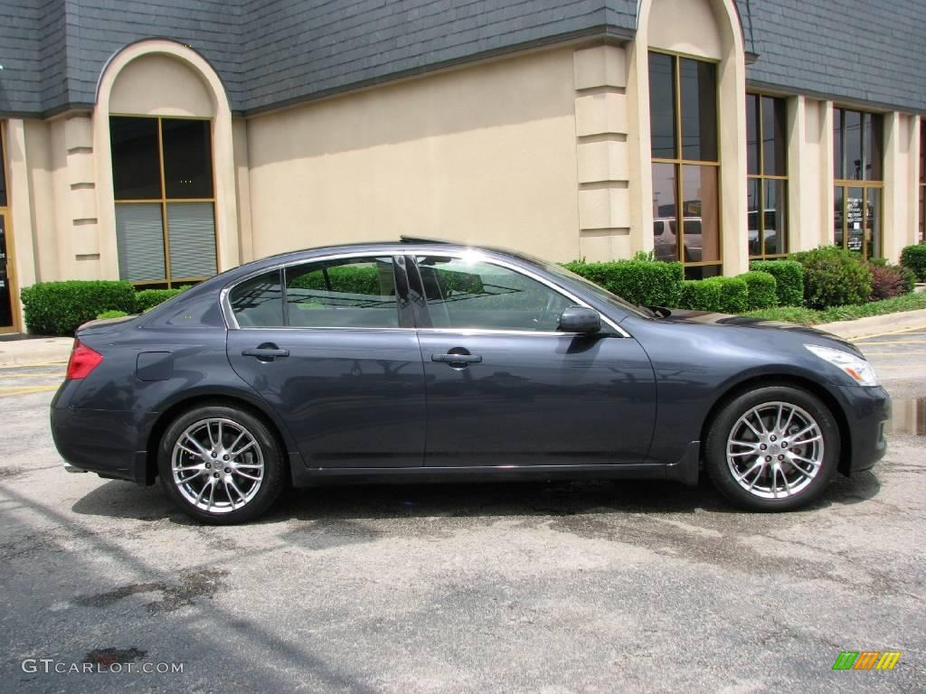 2007 G 35 Journey Sedan - Blue Slate Metallic / Graphite Black photo #7