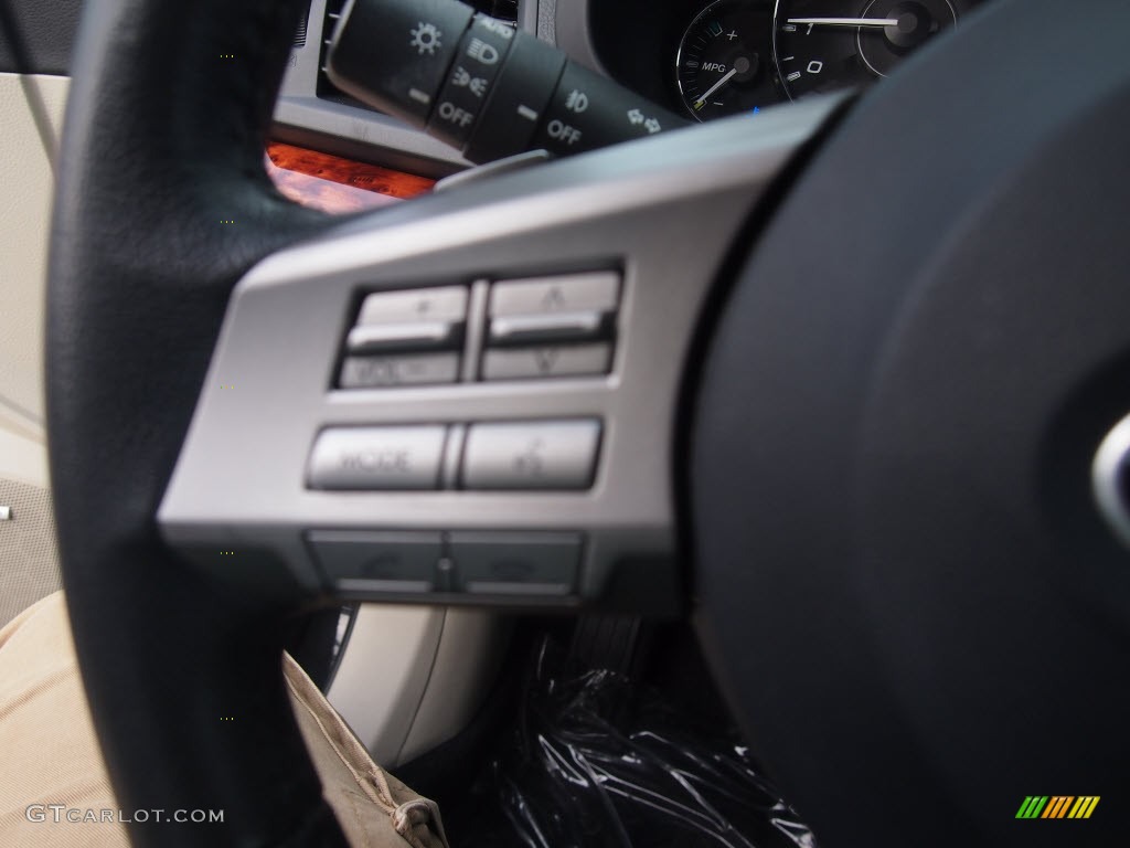 2011 Outback 2.5i Limited Wagon - Crystal Black Silica / Warm Ivory photo #21