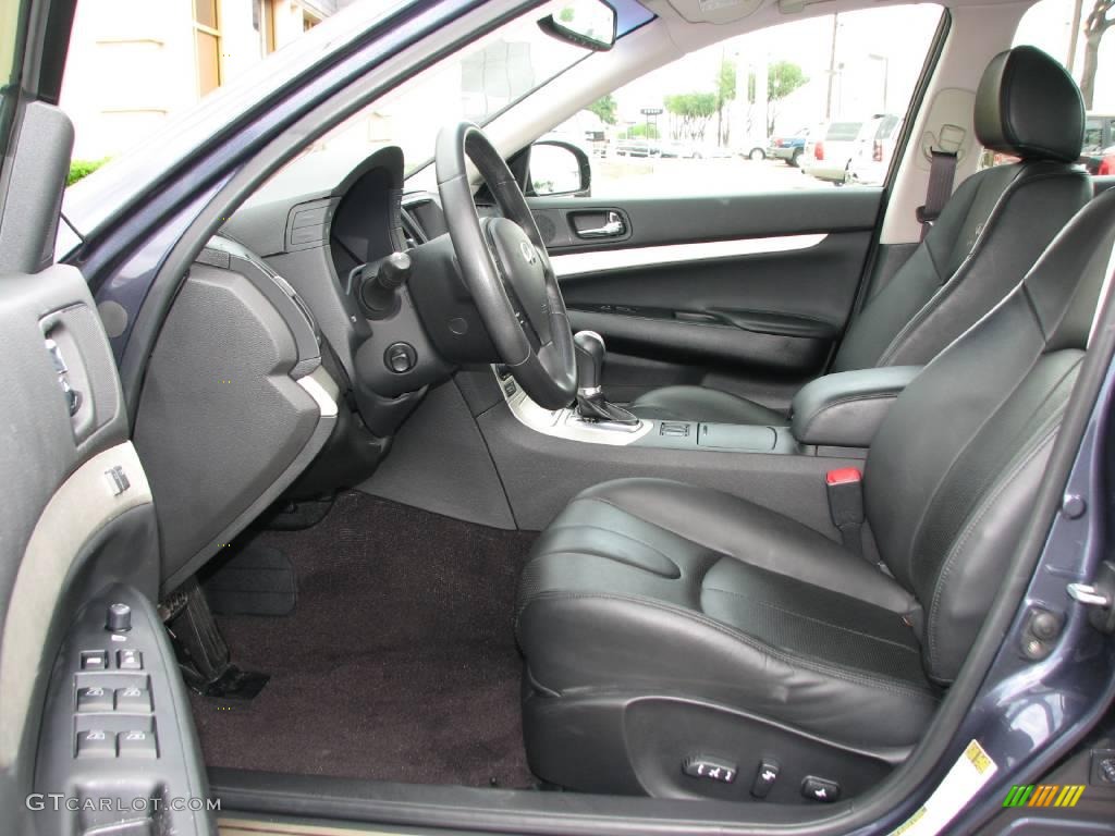 2007 G 35 Journey Sedan - Blue Slate Metallic / Graphite Black photo #8