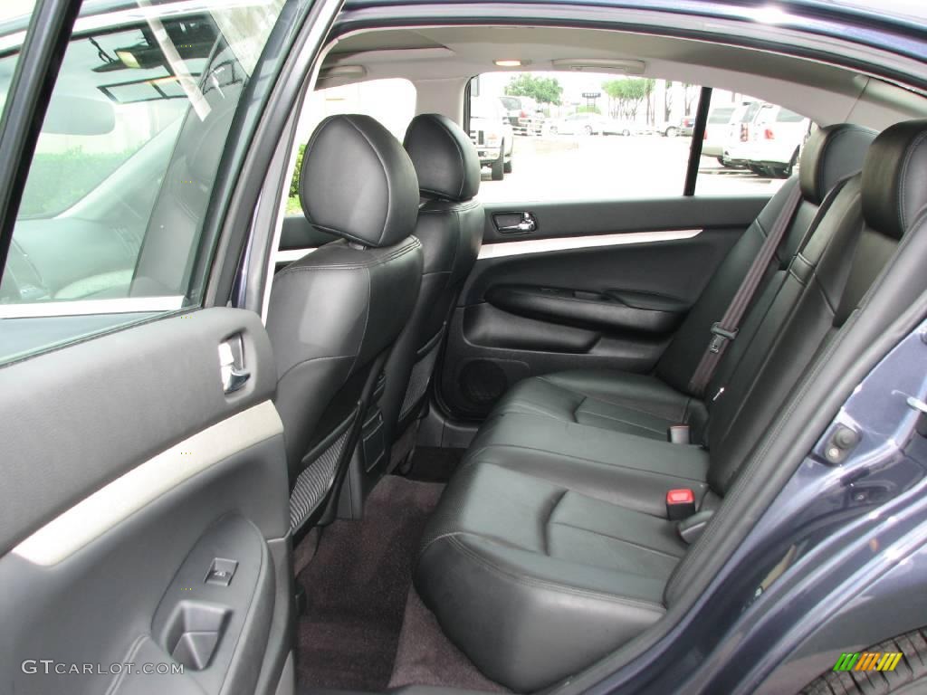 2007 G 35 Journey Sedan - Blue Slate Metallic / Graphite Black photo #9