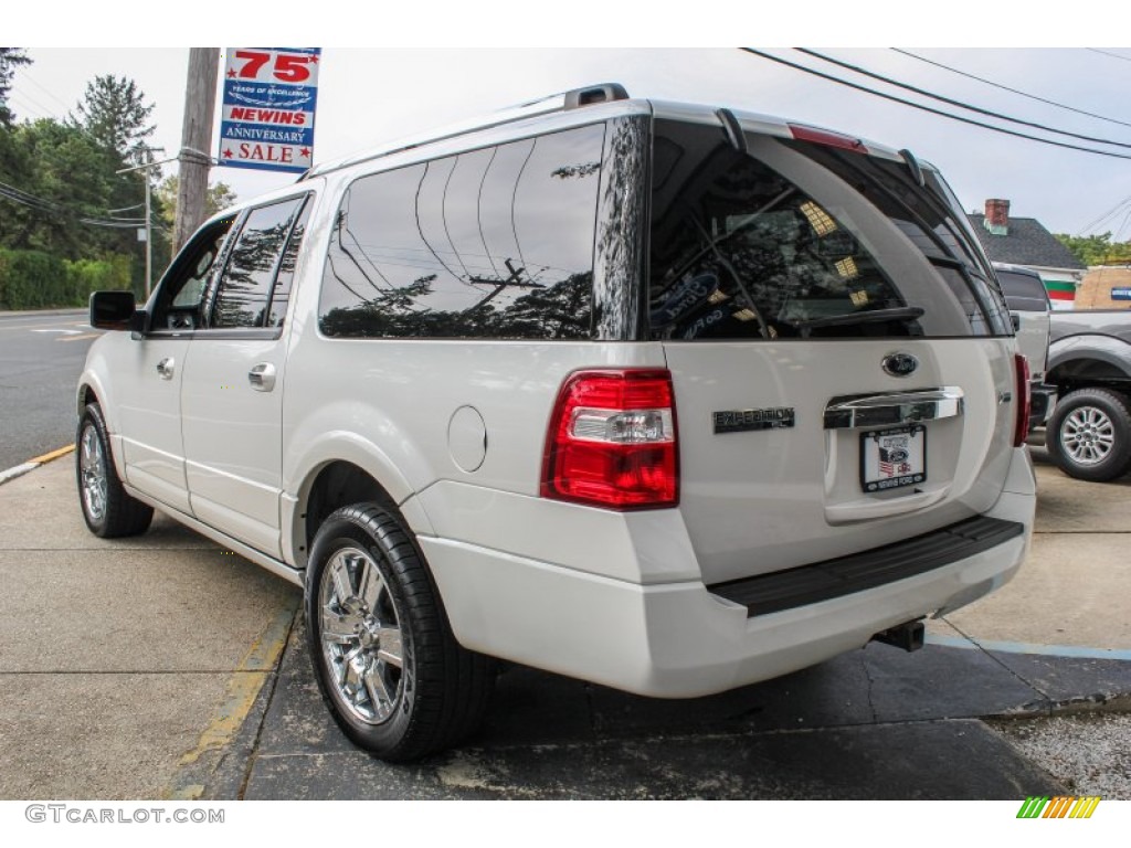 2010 Expedition EL Limited 4x4 - White Platinum Tri-Coat Metallic / Charcoal Black photo #4