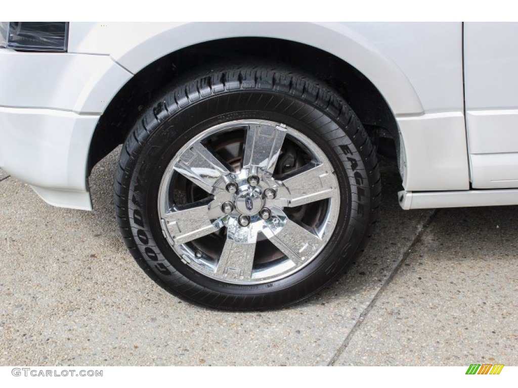 2010 Expedition EL Limited 4x4 - White Platinum Tri-Coat Metallic / Charcoal Black photo #7
